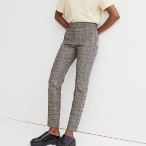 H&M Grey Plaid Trousers